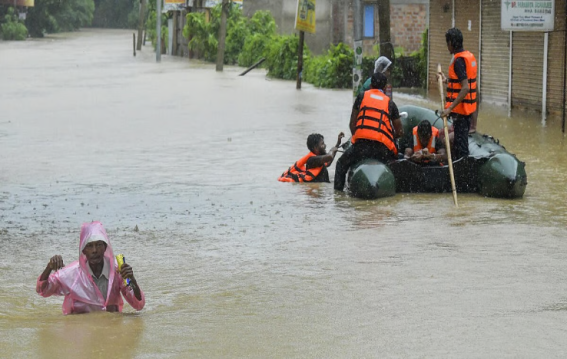 Tripura flash flood renders over 250 families roofless as Muhuri River flows over danger